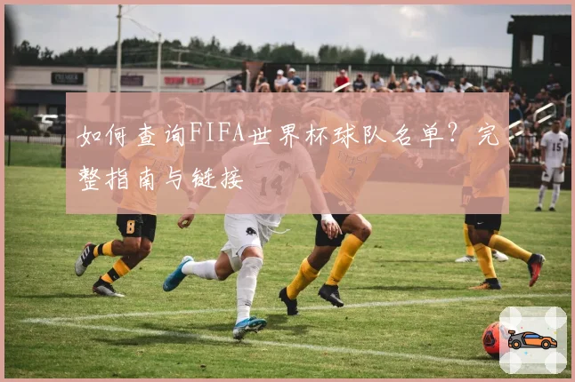 如何查询FIFA世界杯球队名单？完整指南与链接